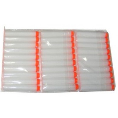 Pack of 30 White Glow in the Dark Soft Foam Darts - For Use with All Soft Foam Dart Guns Pack of 30 White Glow in the Dark Soft Foam Darts - For Use with All Soft Foam Dart Guns